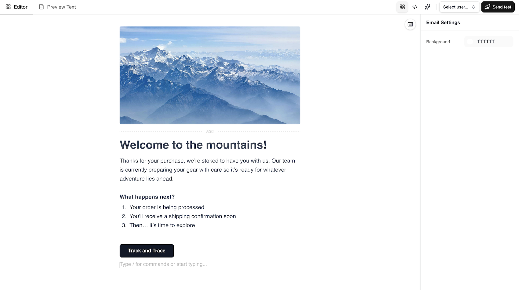 Email Block Builder